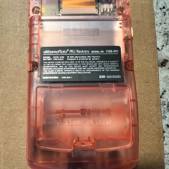 Custom Powder Pink Gameboy Color - Picture 3 of 3